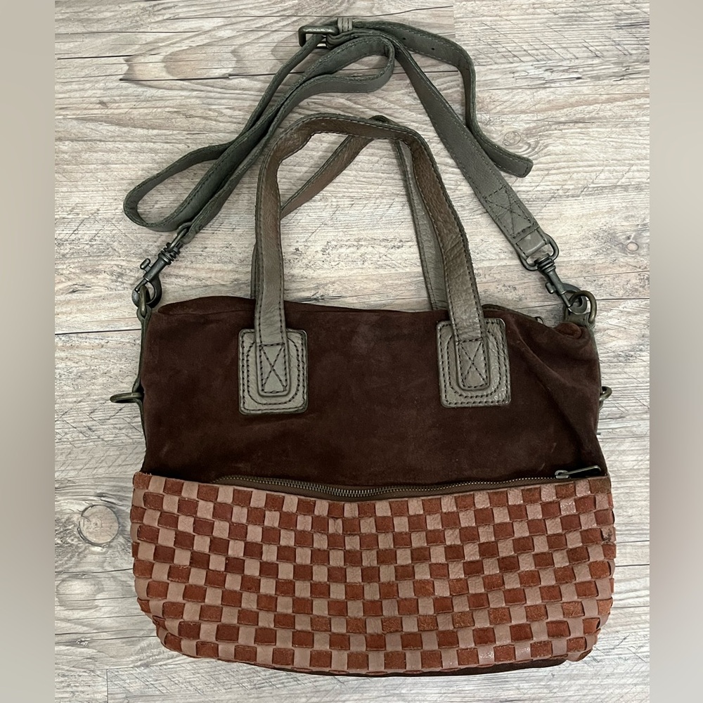 Liebeskind Berlin brown leather over the shoulder or crossbody purse